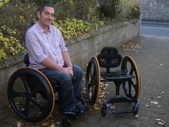 Carbon Black carbon fiber wheelchair