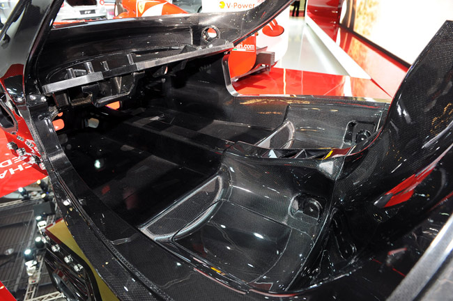 Ferrari F70 Enzo carbon fiber chassis from Paris 2012