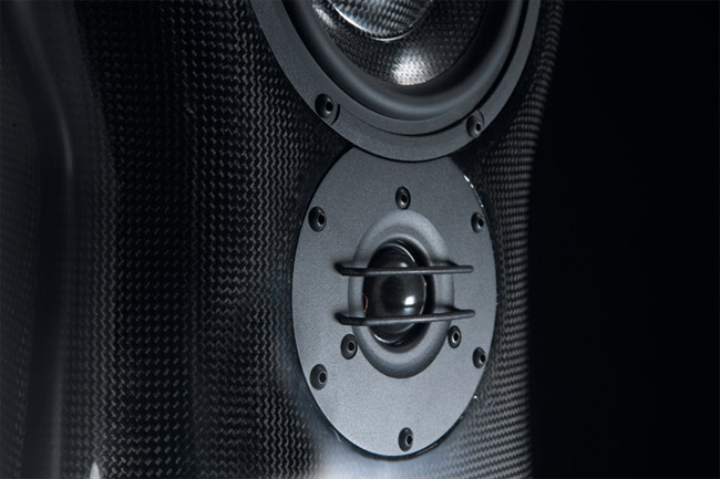 Morel Fat Lady carbon fiber speakers