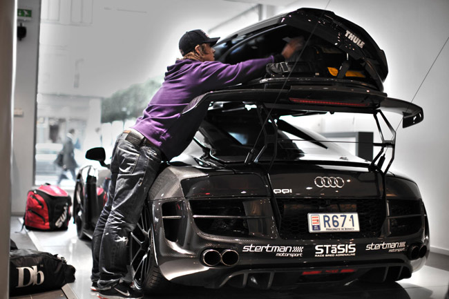 Jon Olsson carbon fiber Audi R8