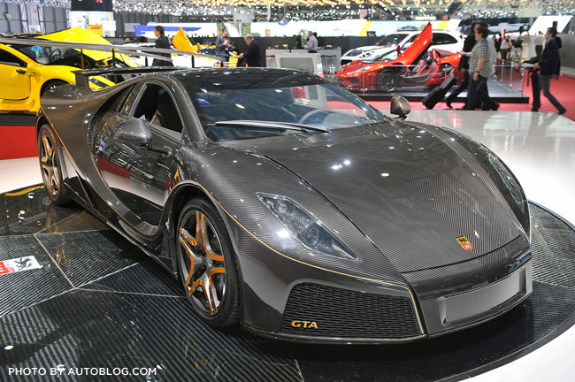 Spania GTA Spano carbon fiber car at Geneva 2013