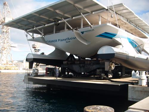 PlanetSolar solar-powered ship