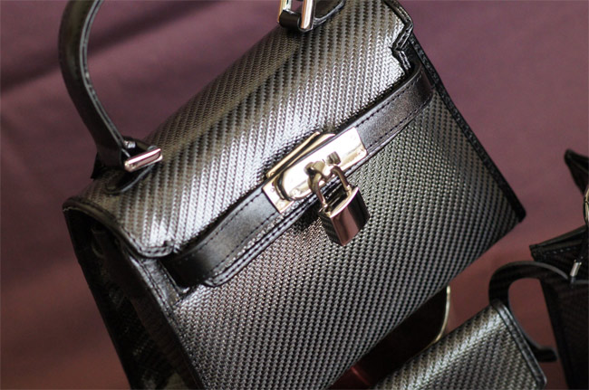 Carbon fiber bags by Martina Bonomelli