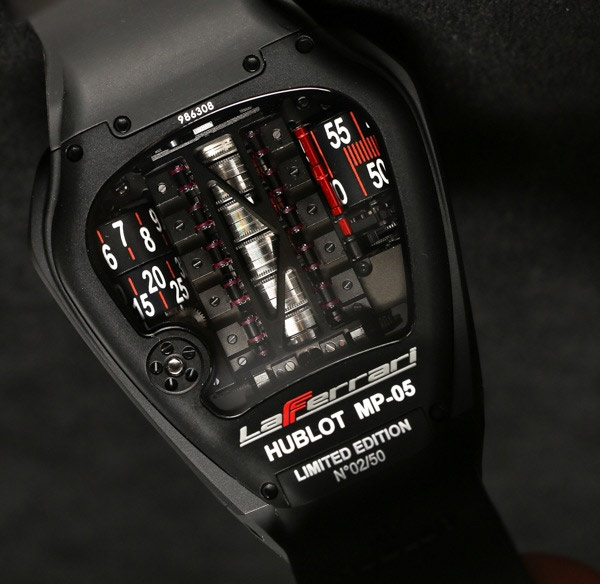 The Hublot Ferrari Tribute Watch that Costs More than a Ferrari Carbon Fiber Gear