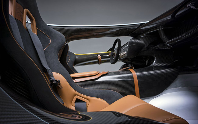 Aston Martin CC100 carbon fiber interior