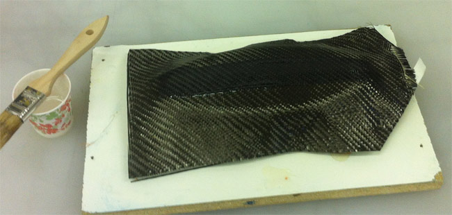 Wet laying carbon fiber