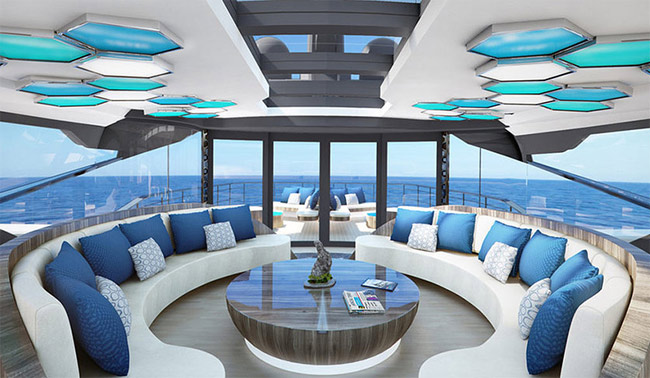 Palmer Johnson 48m Supersport yacht interior