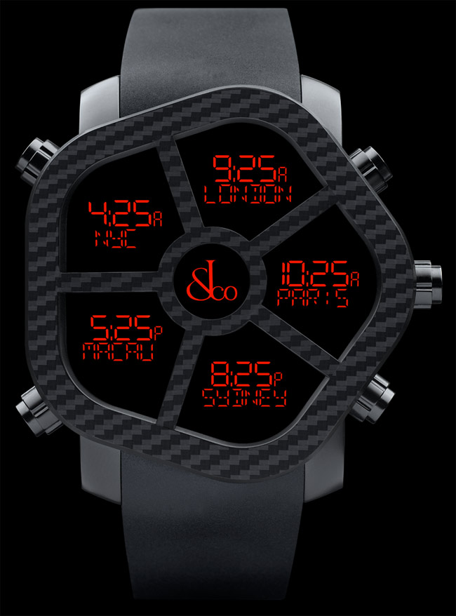 Jacob & Co Ghost carbon fiber watch