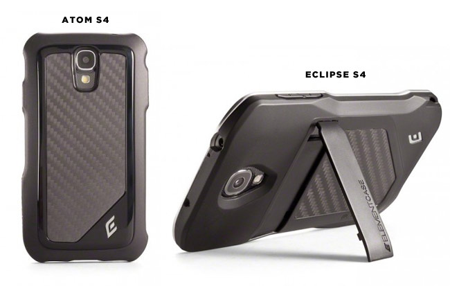 Element Case Atom and Eclipse for Galaxy S4