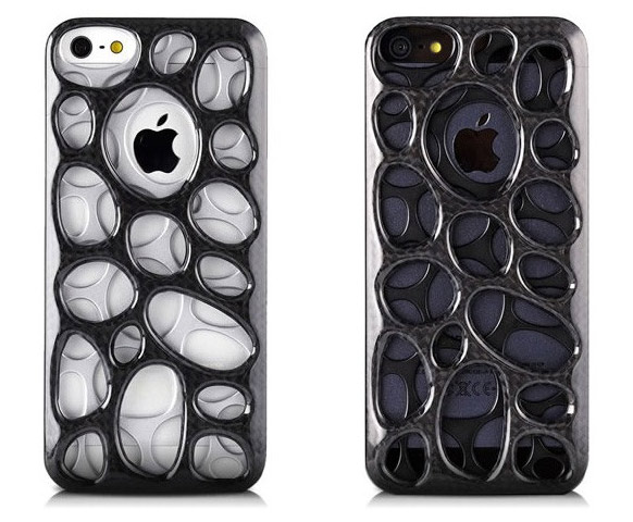 monCarbone Crater carbon fiber case for iPhone 5