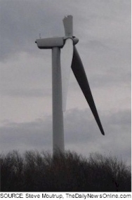 Third wind blade break for GE