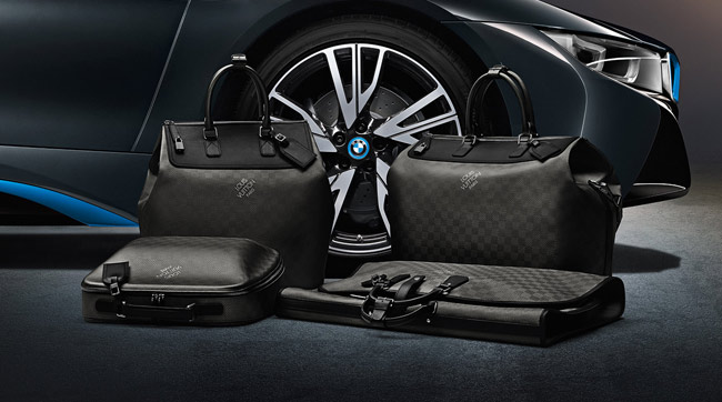 Louis Vuitton Carbon Fiber Bags Match New BMW i8