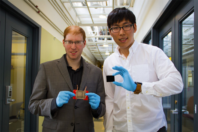 Two Guys Holding Nanotubes