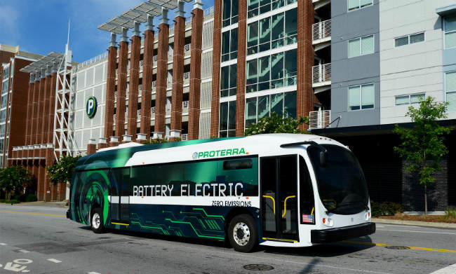 Proterra composite-bodied bus