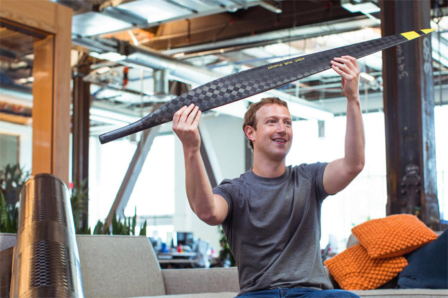 Zuckerberg with Propeller