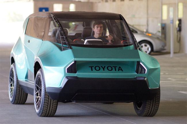 Toyota concept vehicle features carbon fiber