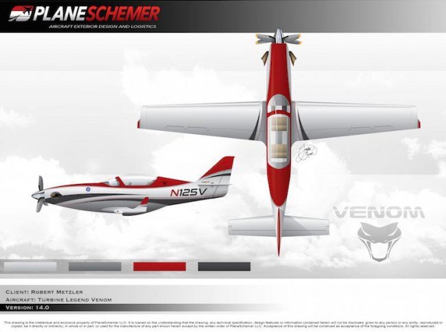 GE’s H75 turboprop to power new Turbine Venom all-composite aircraft