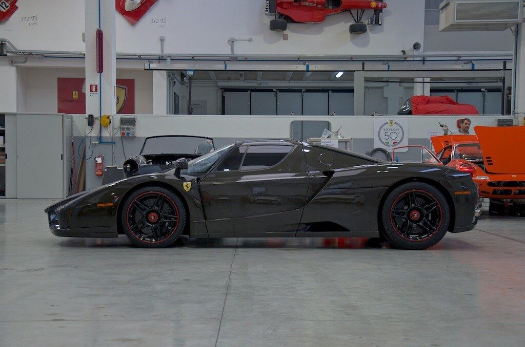 Exposed carbon fiber Enzo Ferrari